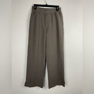 Old Navy- Dynamic Fleece Wide Leg Pants - Gray